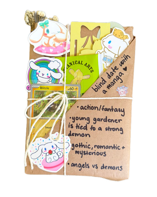 blind date with a ACTION/FANTASY manga & Pokemon gift bundle ⋆˚꩜｡