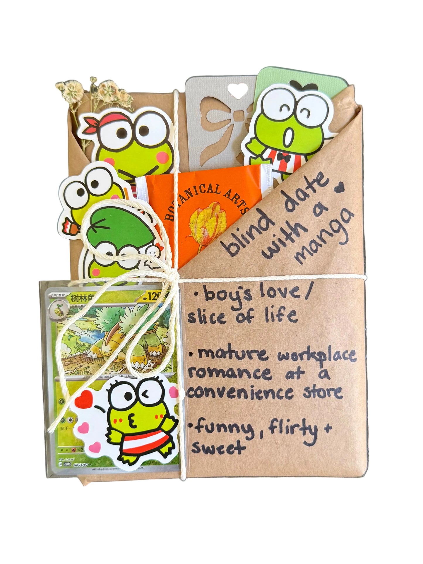blind date with a BOY’S LOVE/SLICE OF LIFE manga & Pokemon gift bundle ⋆˚꩜｡