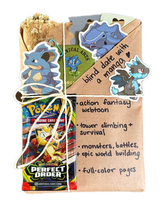 blind date with a ACTION/FANTASY webtoon & Pokemon gift bundle ⋆˚꩜｡