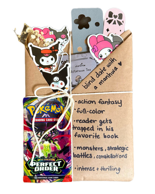 blind date with a ACTION/FANTASY webtoon & Pokemon gift bundle ⋆˚꩜｡