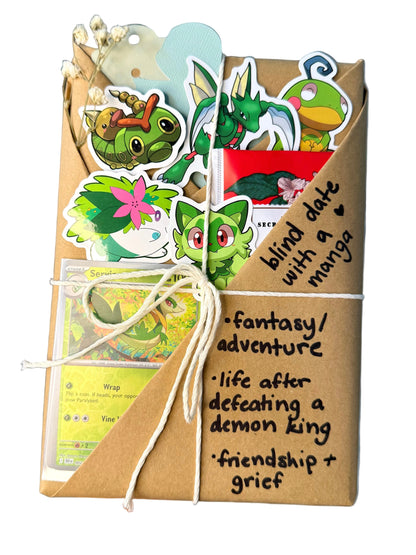 blind date with a FANTASY/ADVENTURE manga & Pokemon gift bundle ⋆˚꩜｡