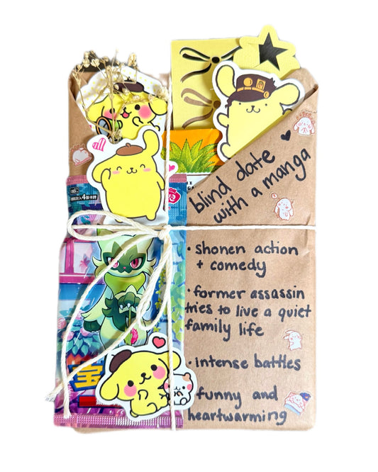 blind date with a SHONEN ACTION/COMEDY manga & Pokemon gift bundle ⋆˚꩜｡