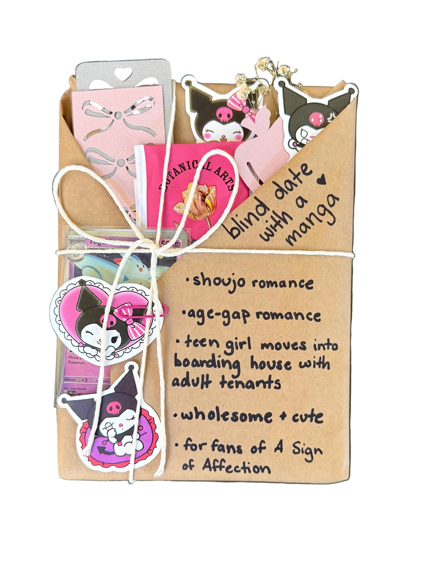 blind date with a SHOUJO ROMANCE manga & Pokemon gift bundle ⋆˚꩜｡