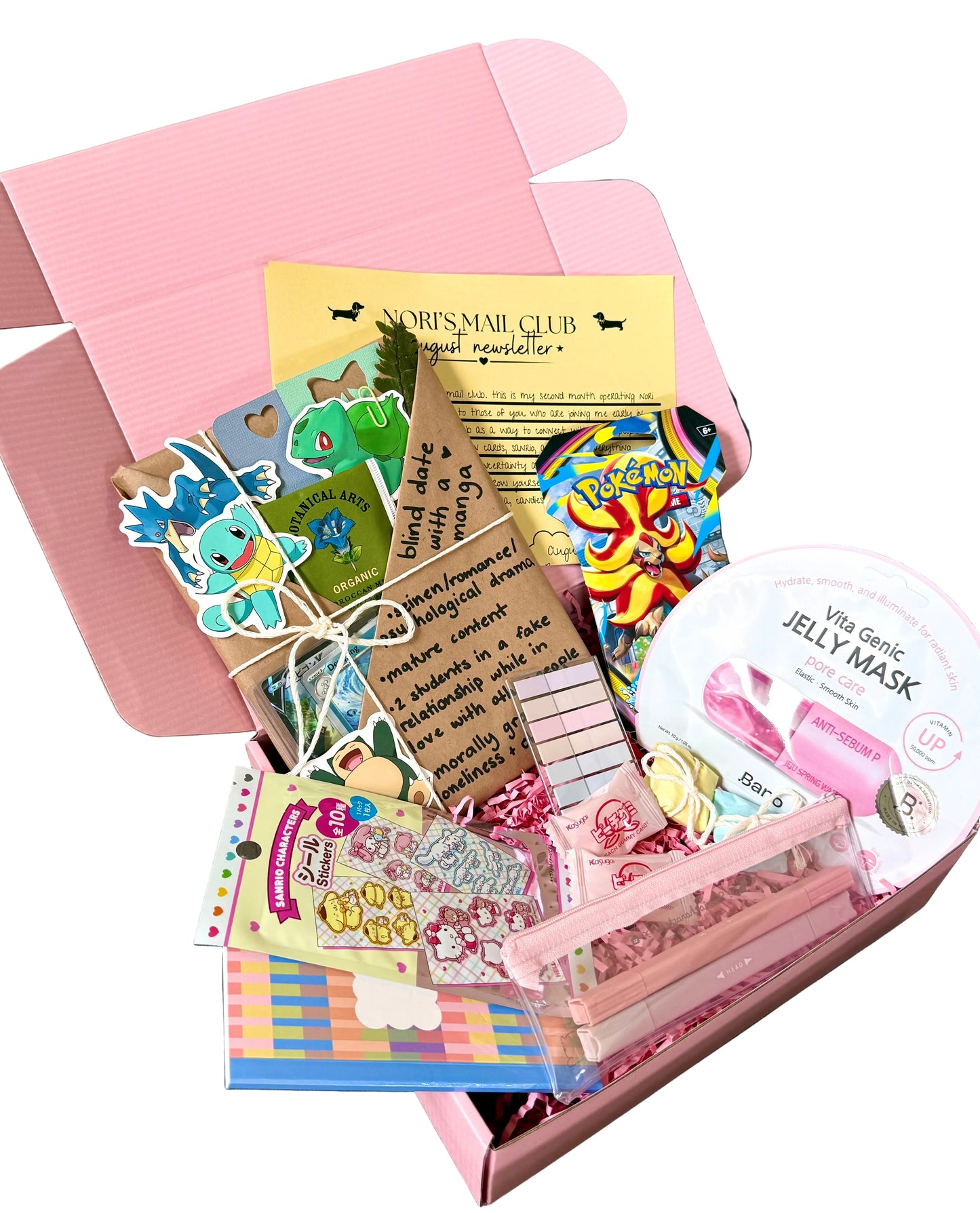 Nori Mail Club Monthly Manga Mystery Gift Box