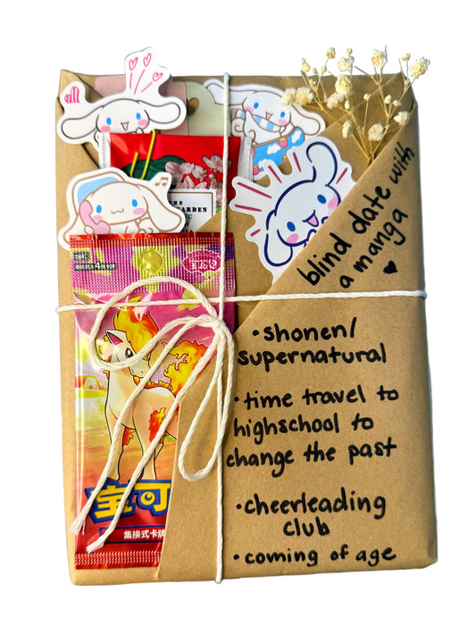 blind date with a SHONEN/SUPERNATURAL manga & Pokemon gift bundle ⋆˚꩜｡
