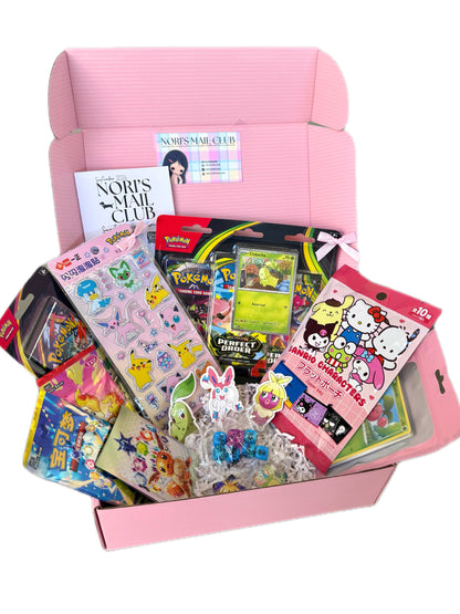 cute pokemon & sanrio gift box set ⋆˚꩜｡