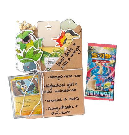 blind date with a SHOUJO ROMANCE manga & Pokemon gift bundle ⋆˚꩜｡