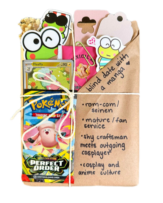 blind date with a ROM-COM/SEINEN manga & Pokemon gift bundle ⋆˚꩜｡