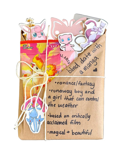 blind date with a ROMANCE/FANTASY manga & Pokemon gift bundle ⋆˚꩜｡
