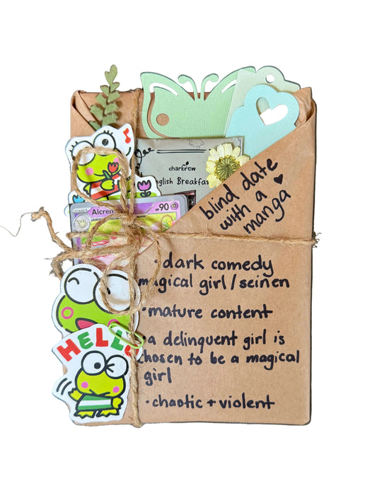 blind date with a DARK COMEDY/MAGICAL GIRL manga & Pokemon gift bundle ⋆˚꩜｡