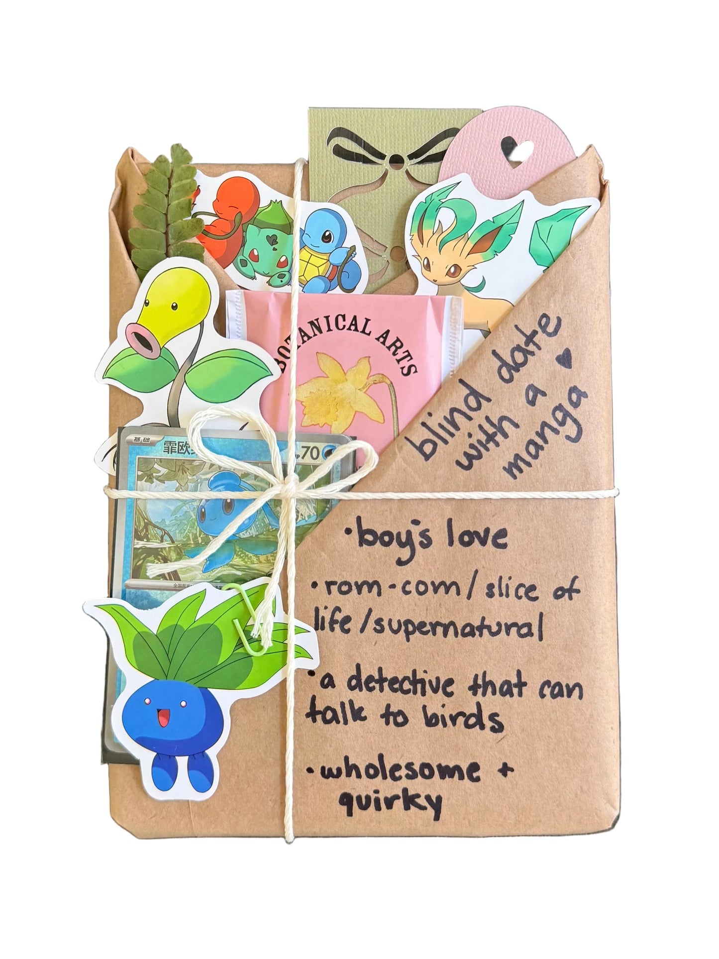 blind date with a BOY’S LOVE/ROM-COM manga & Pokemon gift bundle ⋆˚꩜｡
